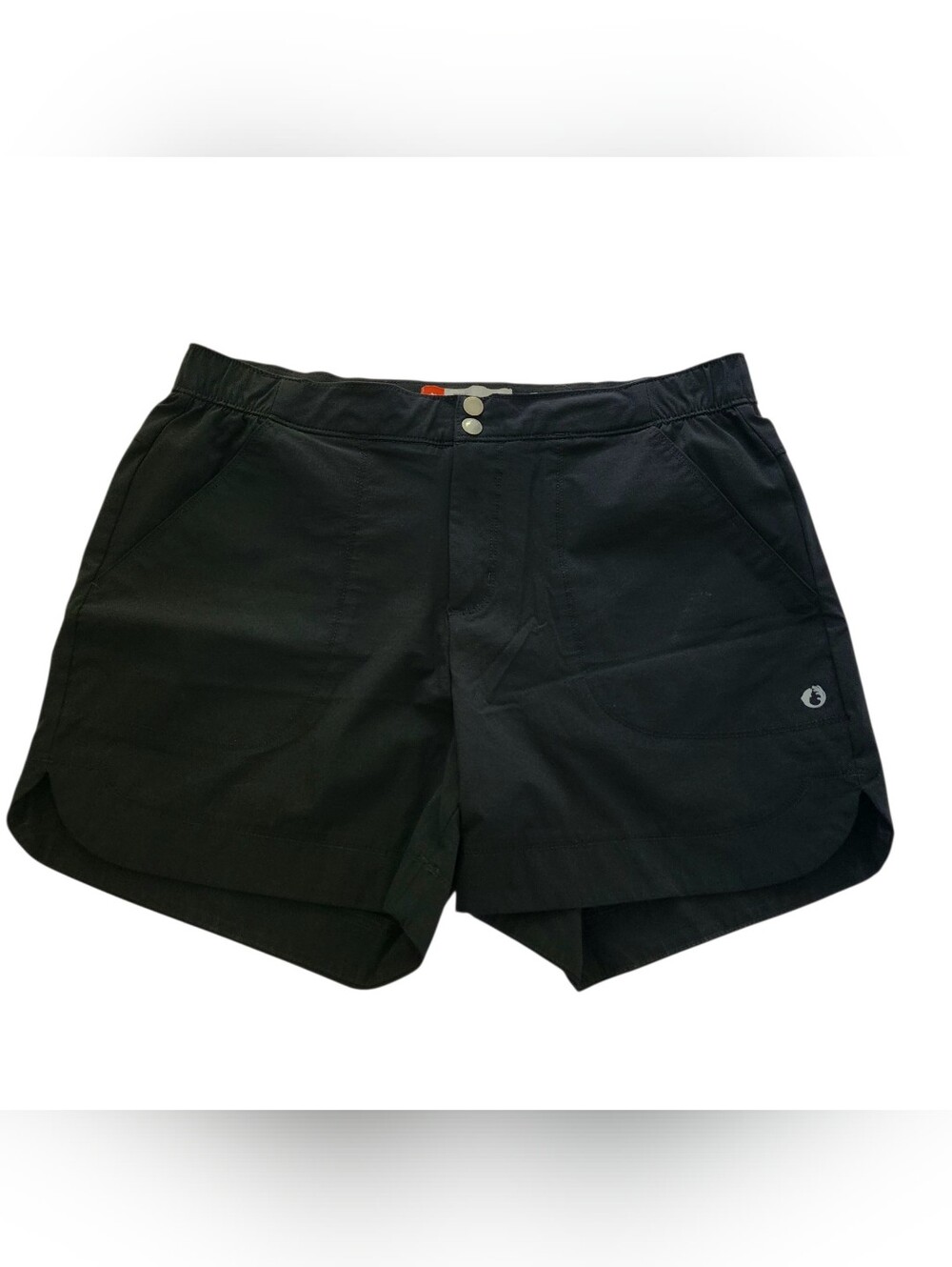 The American Outdoorsman for Women Active Wear Shorts Large Black Nylon Blend